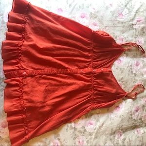Orange forever 21 tank top